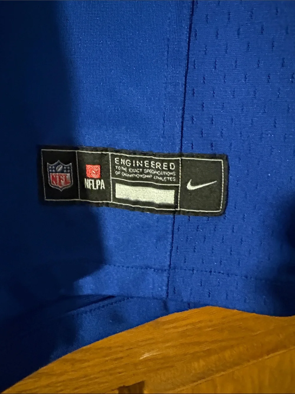 Nike home New York Giants blue  #6 Dart, J Jersey SZ: Men’s XS or Boys XL